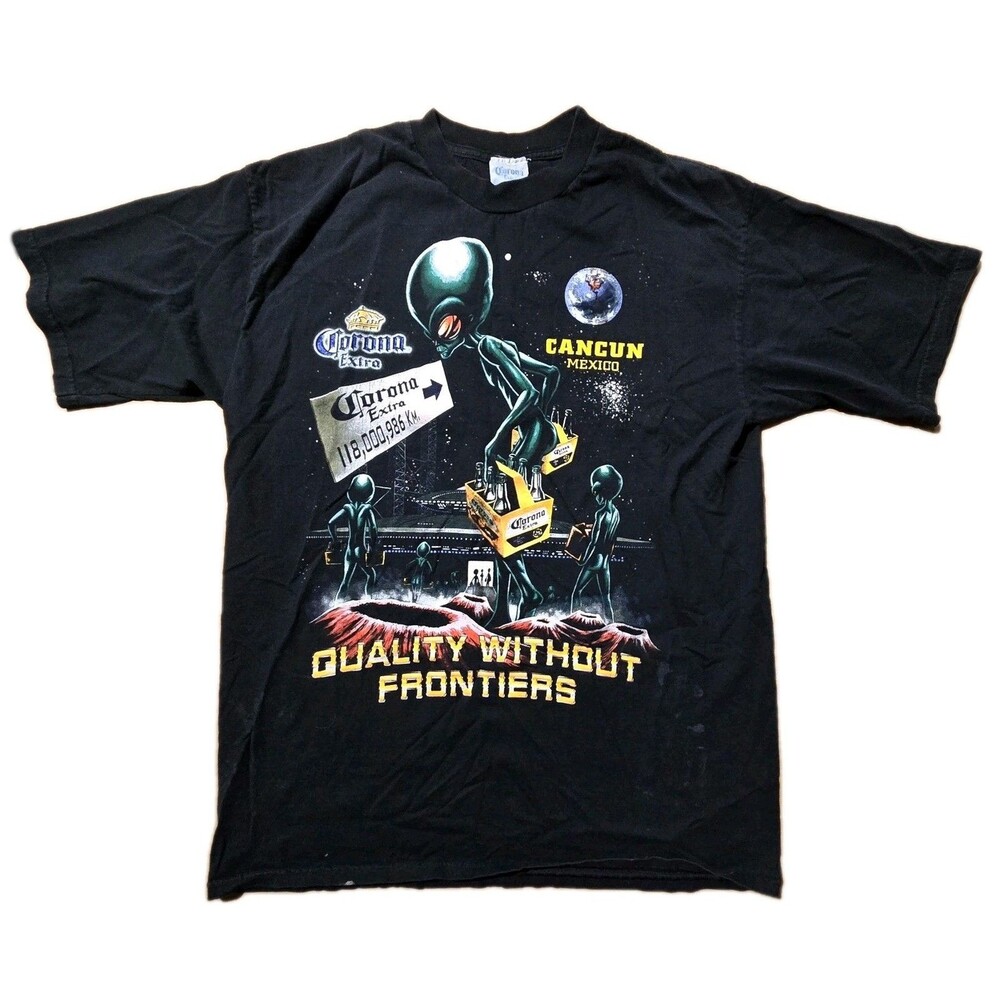 Vintage Corona Extra Shirt XL Space Alien RARE